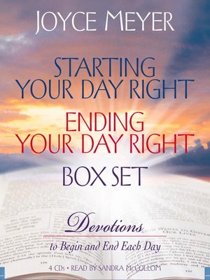 cover image of Starting Your Day Right / Ending Your Day Right Box Set